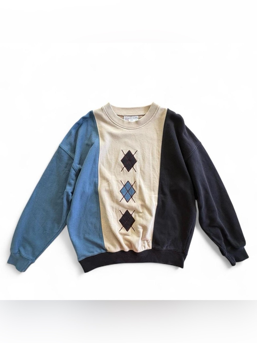Vtg Slazenger Argyle Crewneck Sweater M Old Money Grandpa Granola Academia 90s